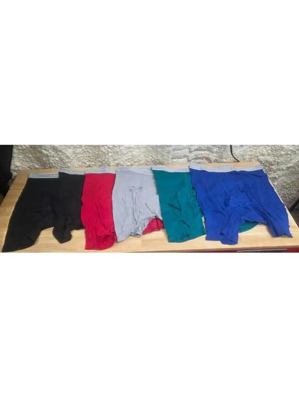 HANES MEN’S COOL DRI MOISTURE‑WICKING BRIEFS 6‑PACK ASSORTED SIZE L